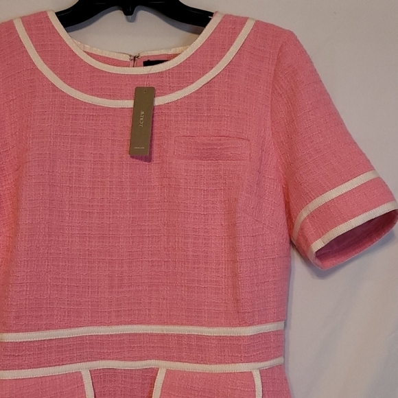 J Crew Tweed A line Dress with Flap Pockets - Picture 16 of 16